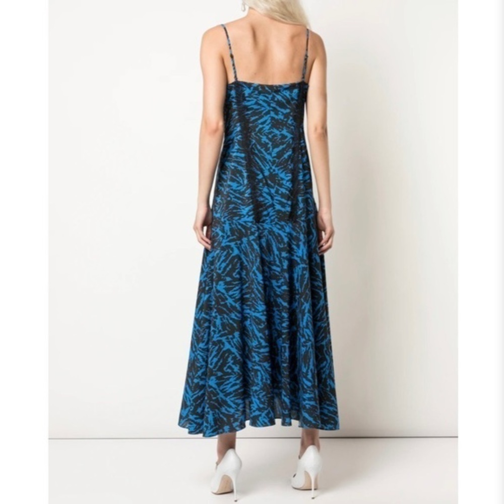 JASON WU Zebra Print Lace Trim Asymmetric Dress - Picture 5 of 14